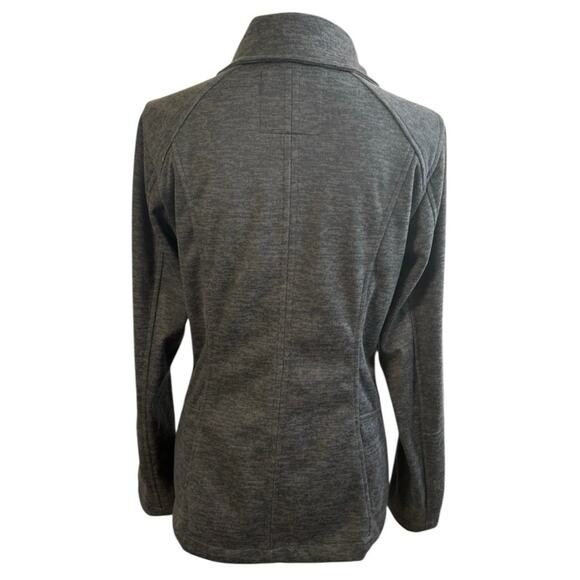 PrAna Marabelle Softshell Moto Jacket Heathered Gray Small - Picture 5 of 7